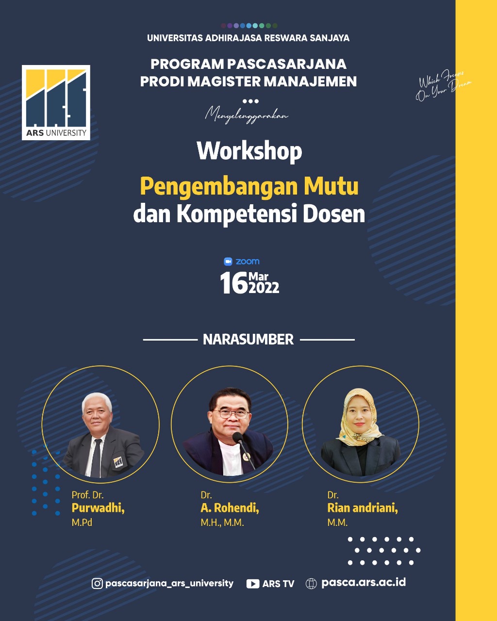 Universitas Adhirajasa Reswara Sanjaya Gelar Workshop Pengembangan Mutu dan Kompetensi Dosen