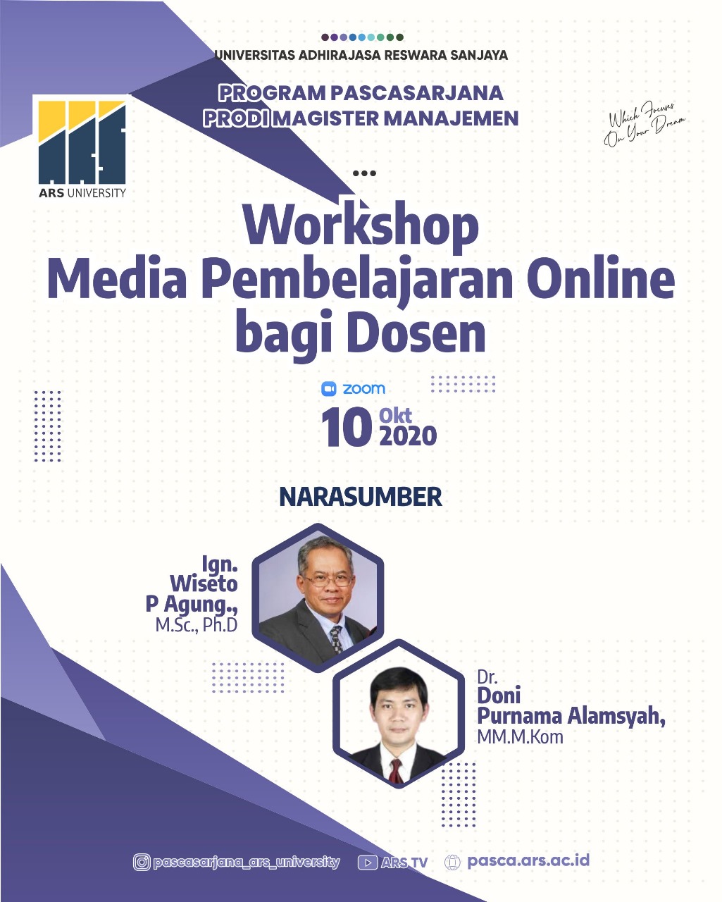 Universitas Adhirajasa Reswara Sanjaya Menyelenggarakan Workshop Media Pembelajaran Online Bagi Dosen 